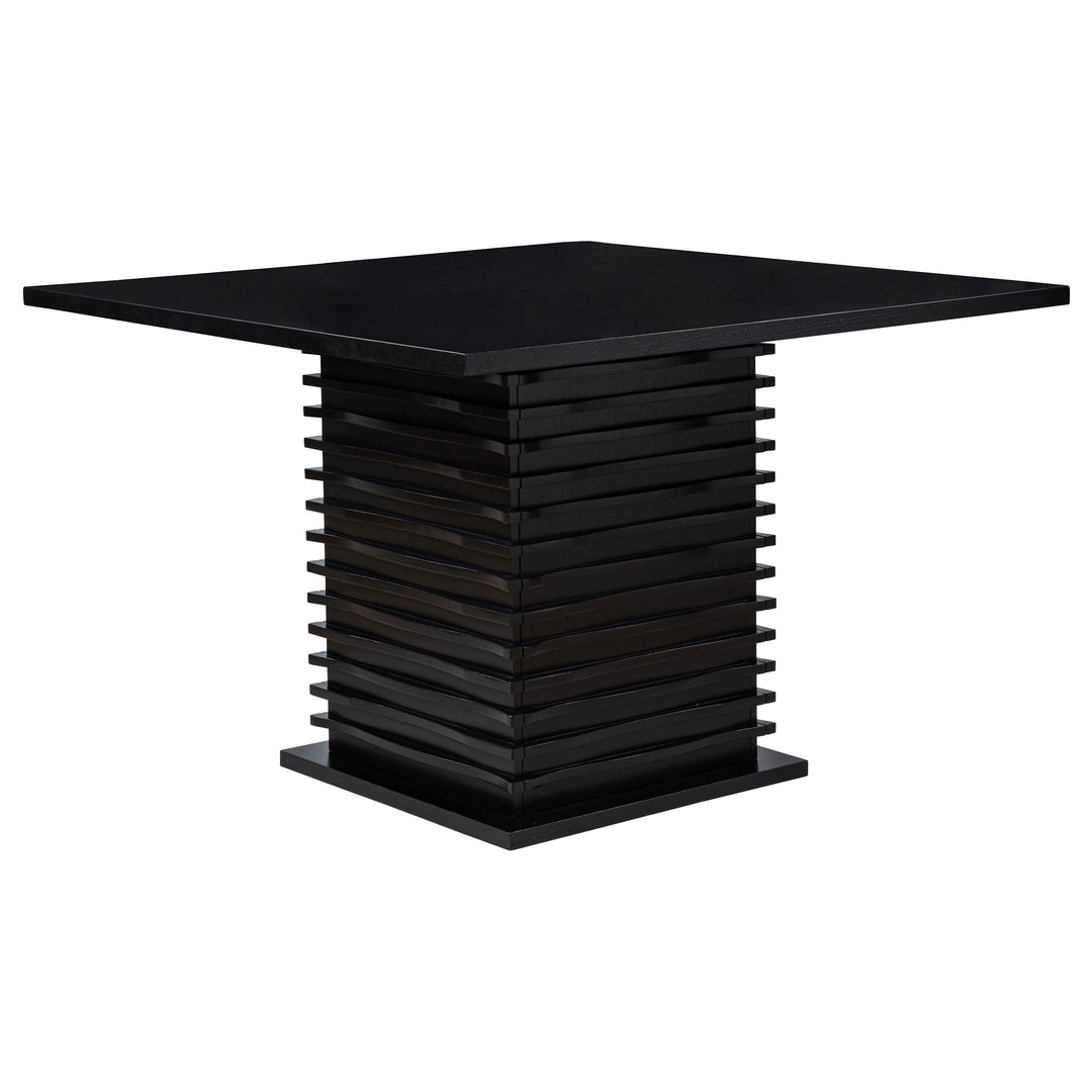 Stanton - 7 Piece Square Counter Height Dining Table Set - Gray