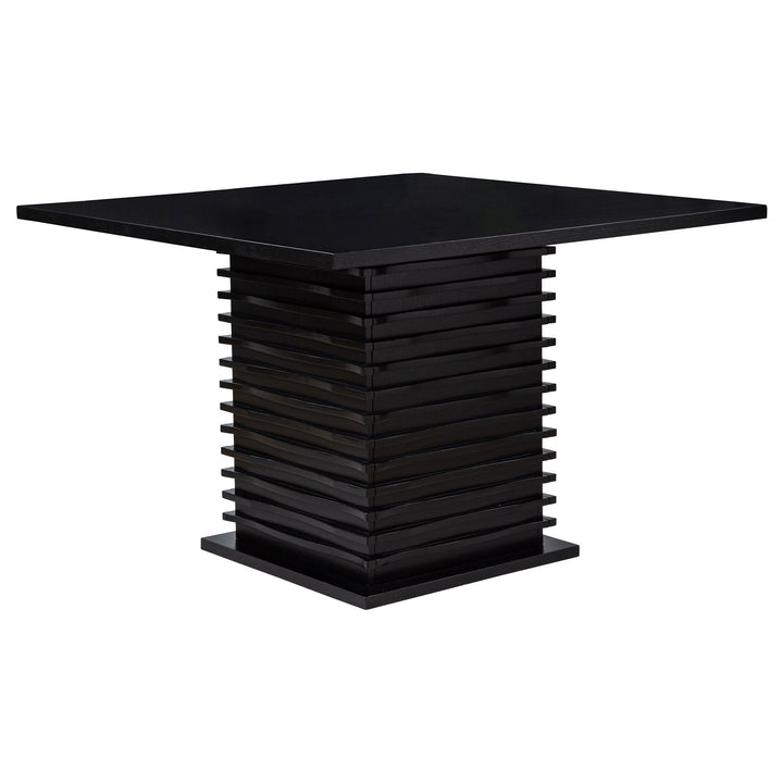 Stanton - 7 Piece Square Counter Height Dining Table Set - Gray