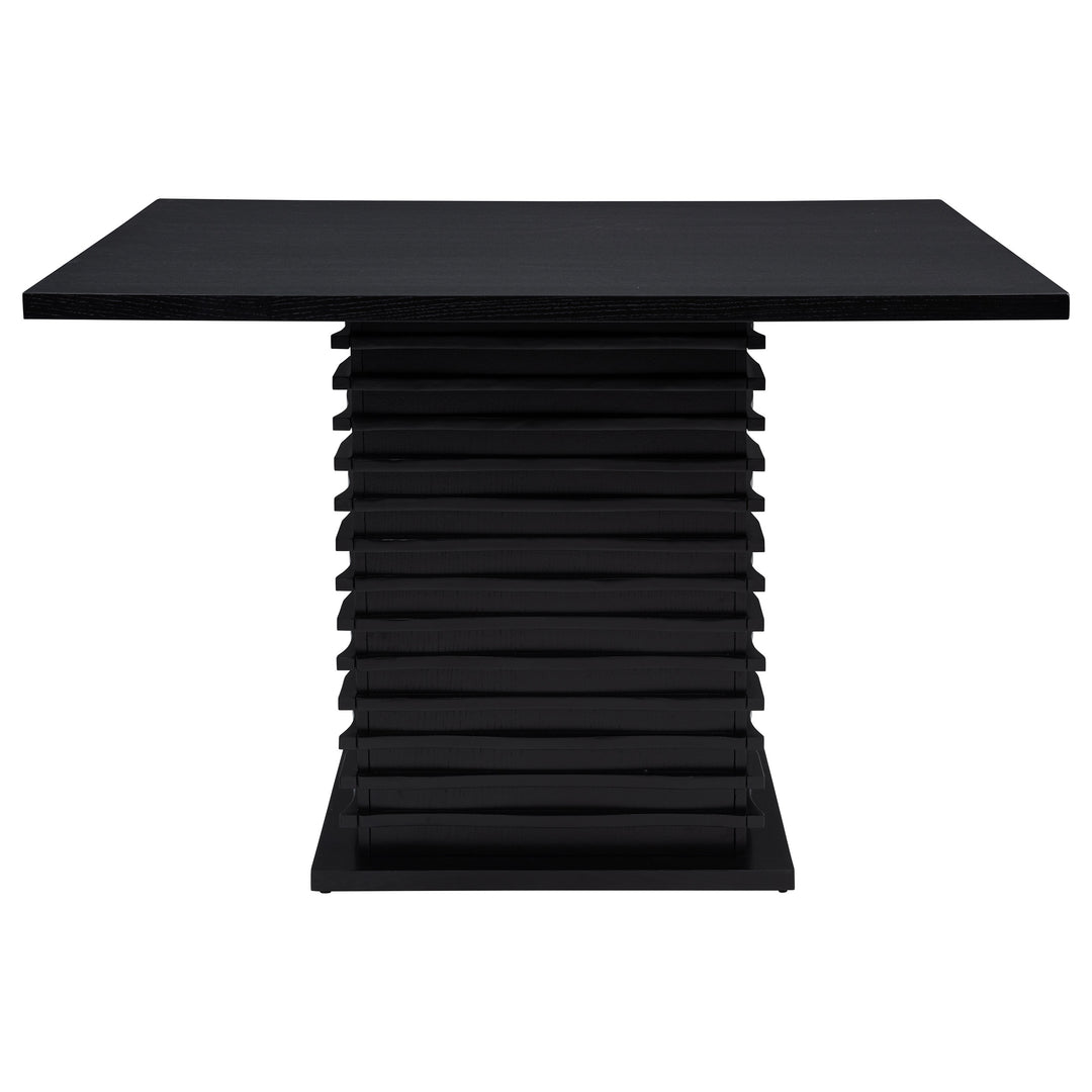 Stanton - 7 Piece Square Counter Height Dining Table Set - Gray