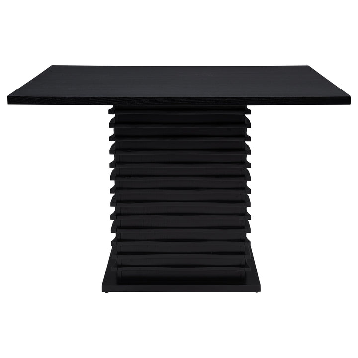 Stanton - 7 Piece Square Counter Height Dining Table Set - Gray