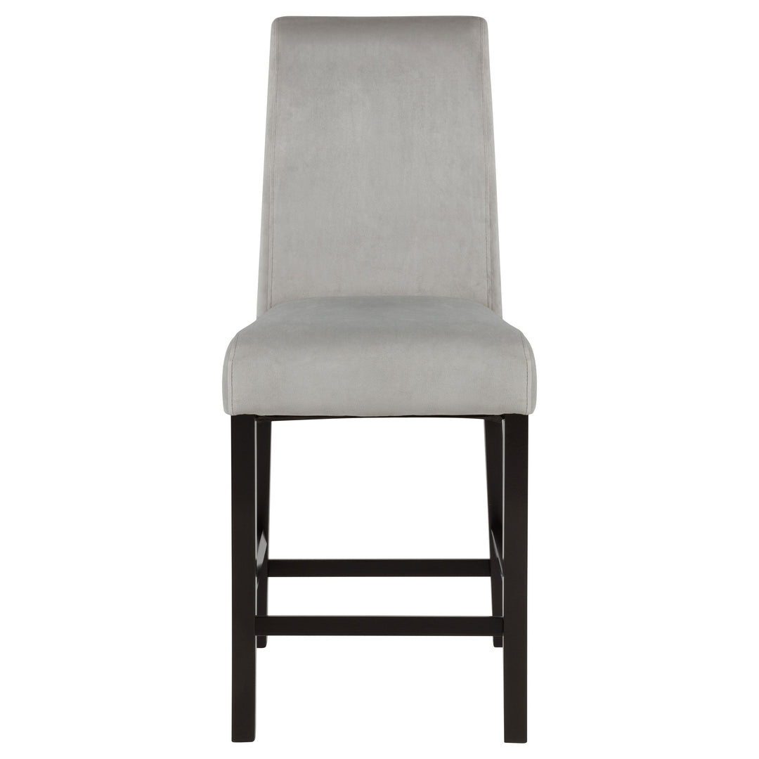 Stanton - 7 Piece Square Counter Height Dining Table Set - Gray