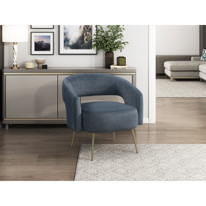 Roslyn Velvet Accent Chair