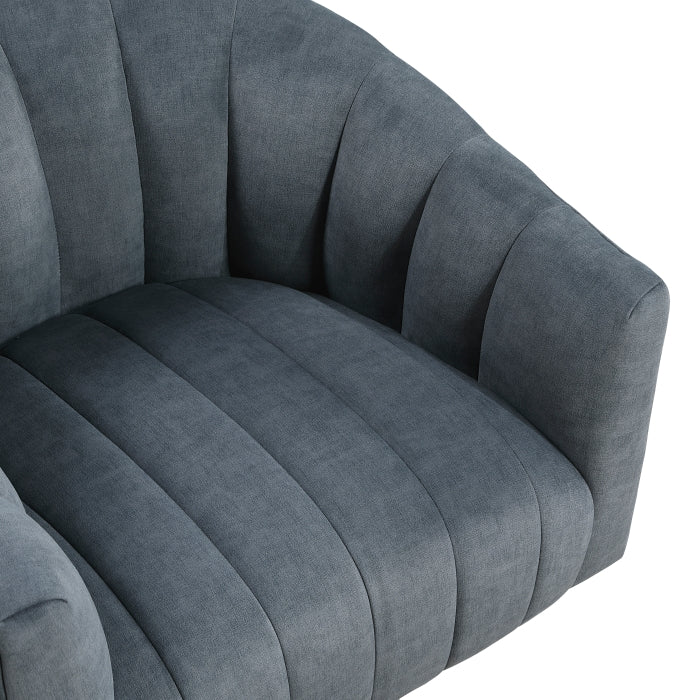 Britol Velvet Swivel Chair