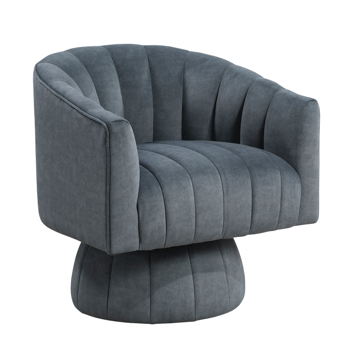 Britol Velvet Swivel Chair