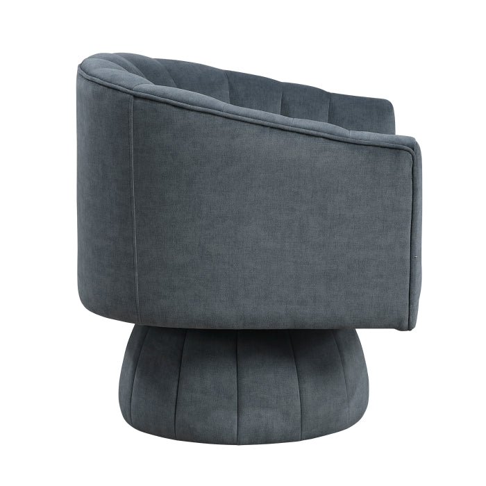 Britol Velvet Swivel Chair