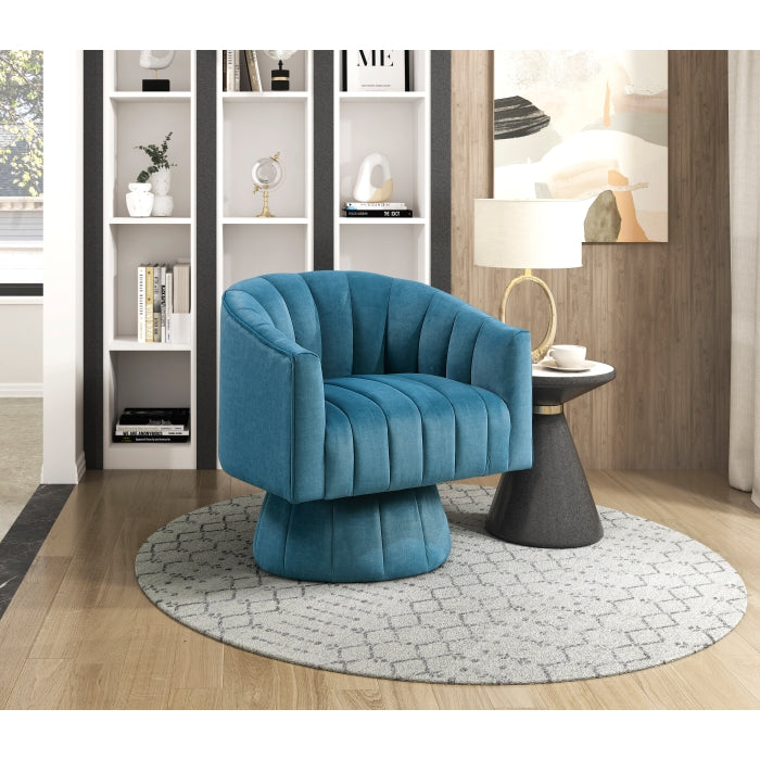 Britol Velvet Swivel Chair