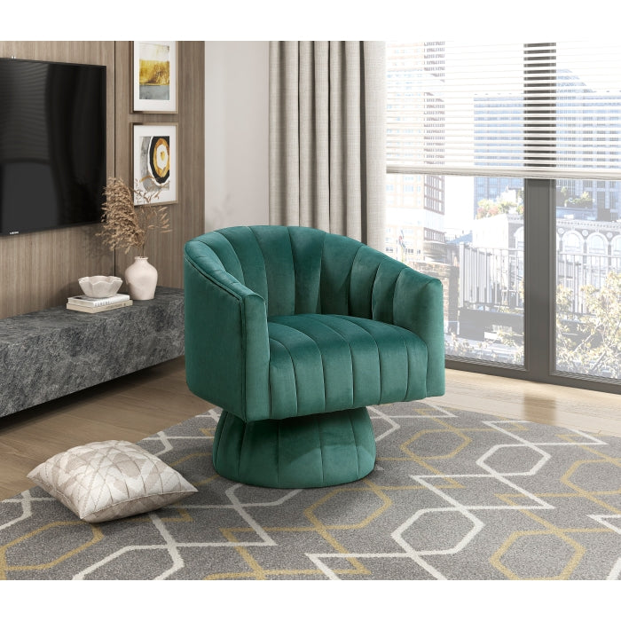 Britol Velvet Swivel Chair