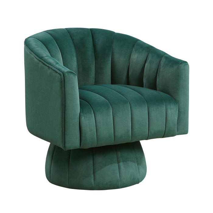 Britol Velvet Swivel Chair
