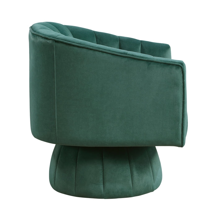 Britol Velvet Swivel Chair