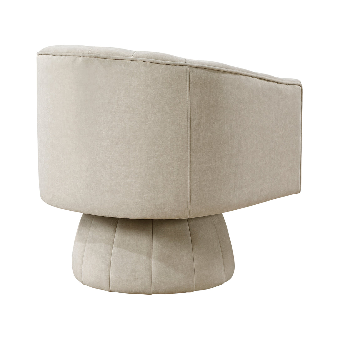 Britol Velvet Swivel Chair