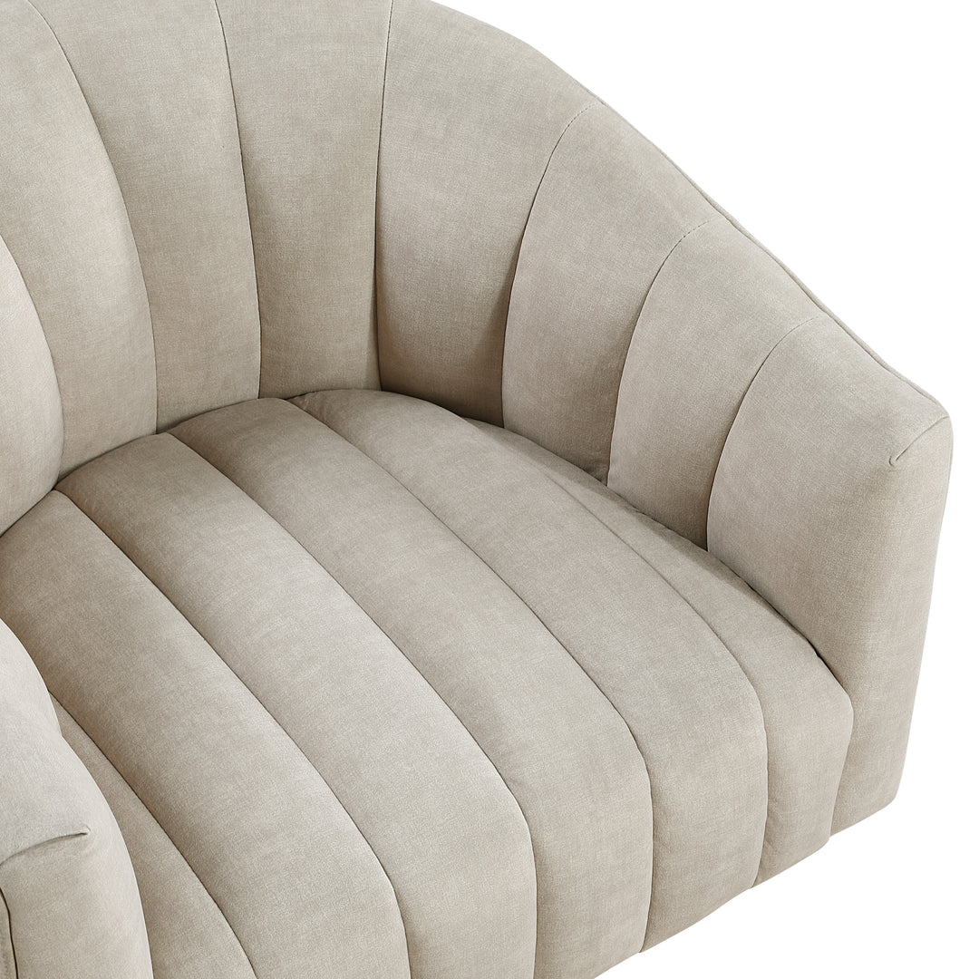Britol Velvet Swivel Chair
