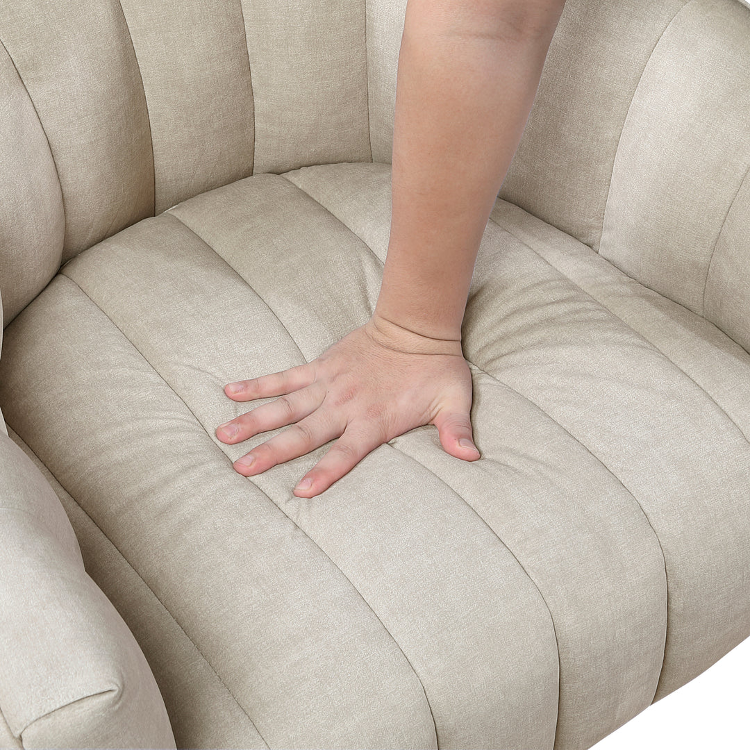 Britol Velvet Swivel Chair