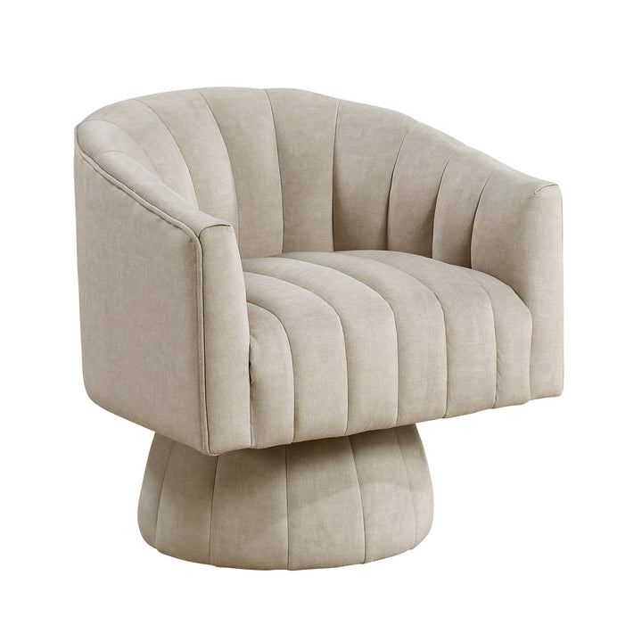 Britol Velvet Swivel Chair