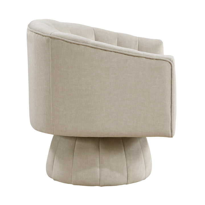 Britol Velvet Swivel Chair
