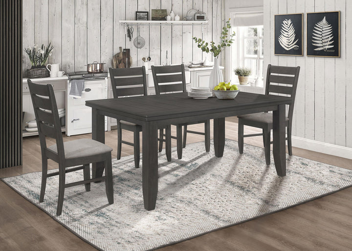 coaster-furniture-102721gry-s5-dalila-5-piece-rectangular-dining-table-set-dark-grey
