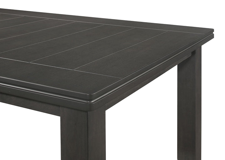 coaster-furniture-102721gry-s6-dalila-6-piece-rectangular-dining-table-set-dark-grey