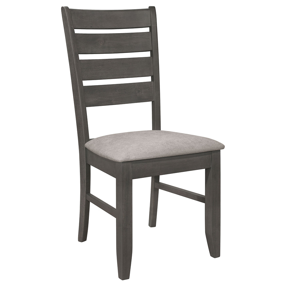 Dalila - Wood Dining Side Chair (Set of 2) - Dark Gray