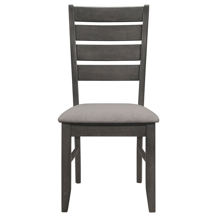 Dalila - Wood Dining Side Chair (Set of 2) - Dark Gray