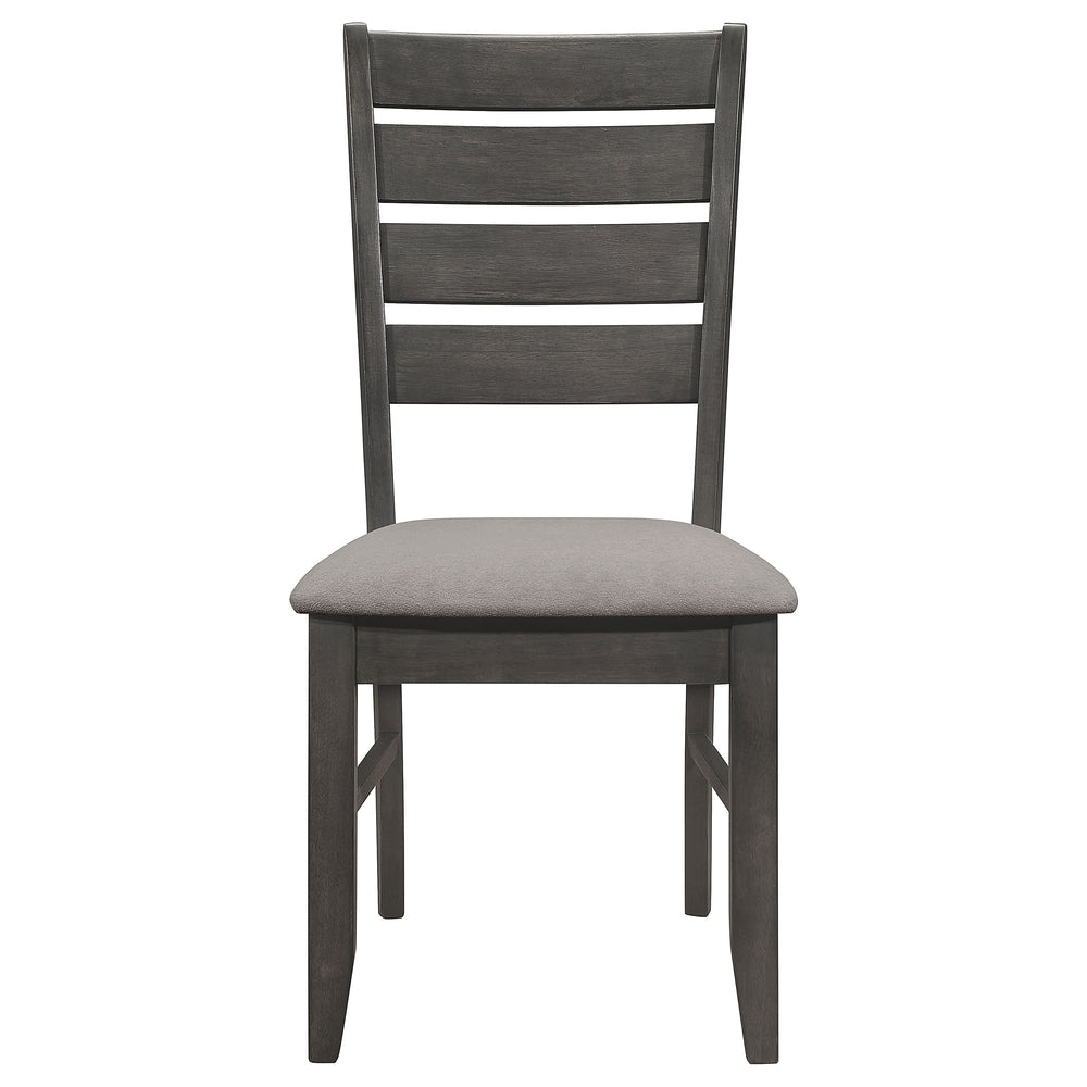 Dalila - Wood Dining Side Chair (Set of 2) - Dark Gray