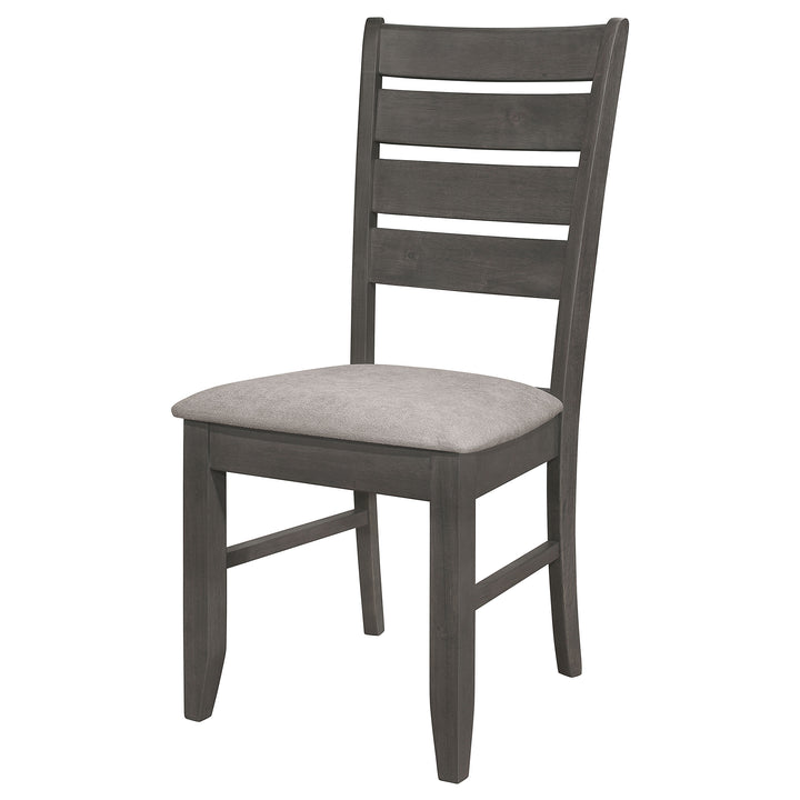 Dalila - Wood Dining Side Chair (Set of 2) - Dark Gray