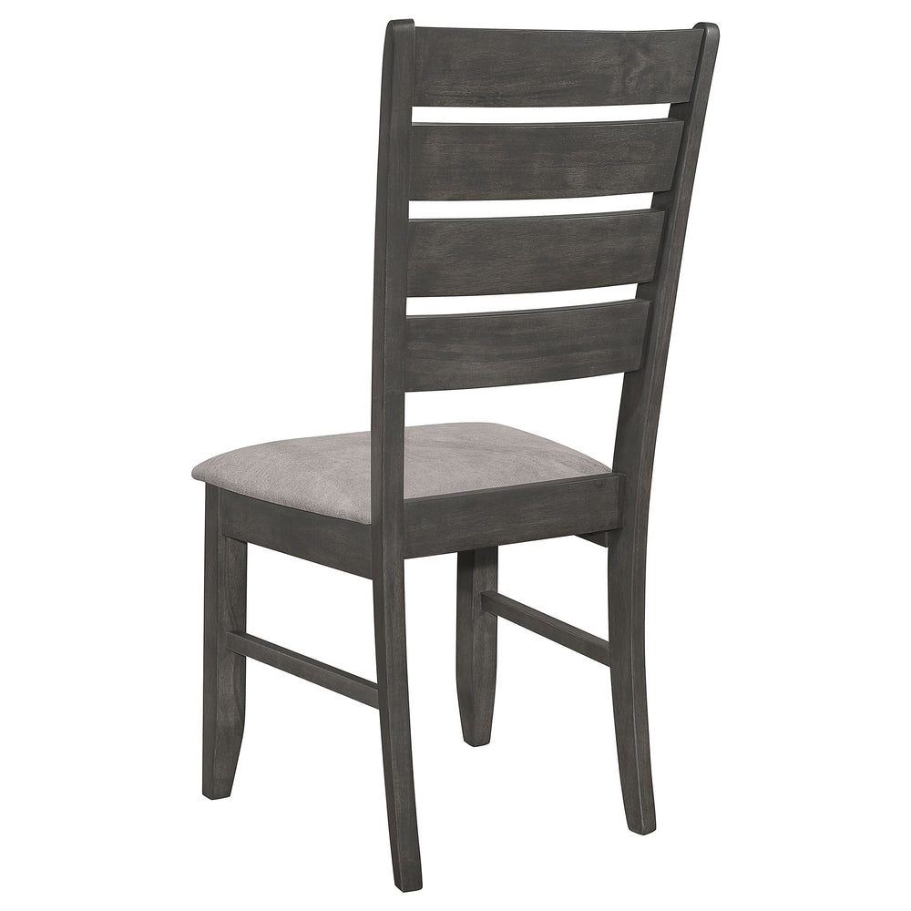 Dalila - Wood Dining Side Chair (Set of 2) - Dark Gray