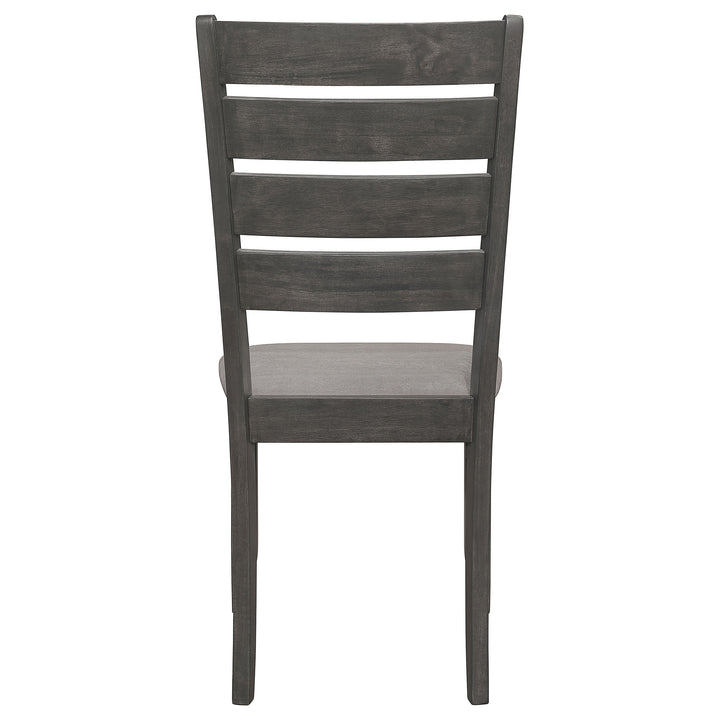 Dalila - Wood Dining Side Chair (Set of 2) - Dark Gray