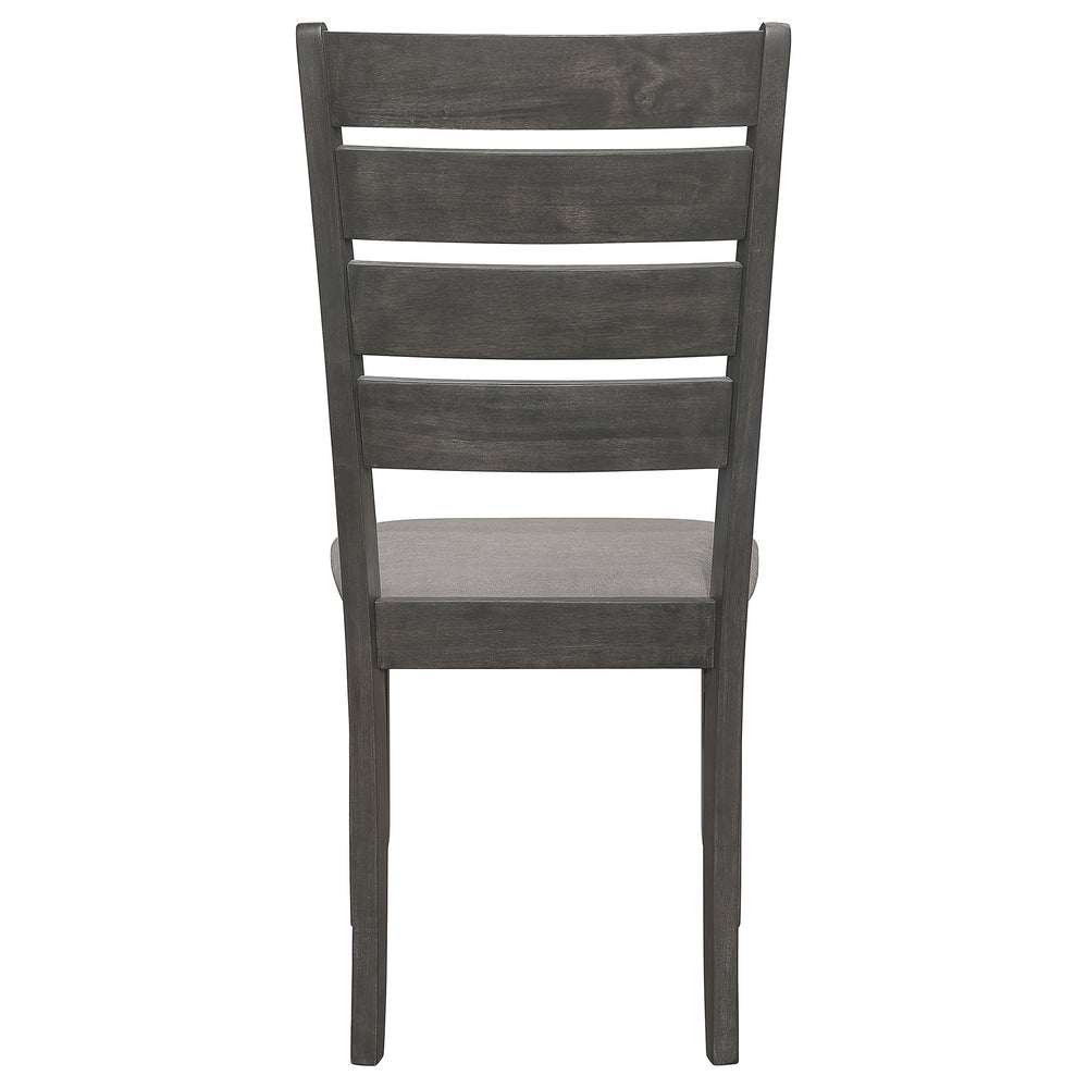 Dalila - Wood Dining Side Chair (Set of 2) - Dark Gray