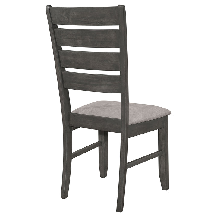 Dalila - Wood Dining Side Chair (Set of 2) - Dark Gray