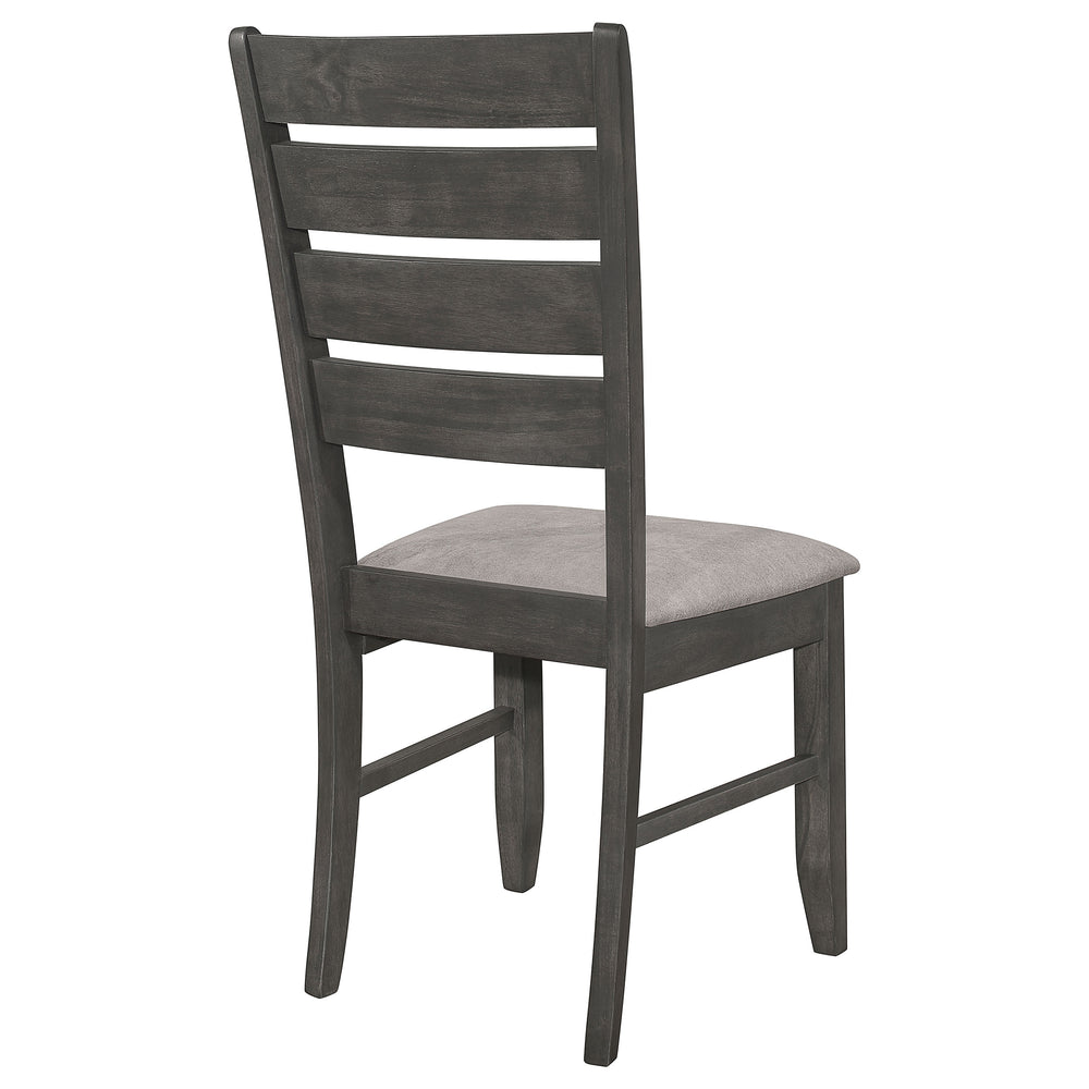 Dalila - Wood Dining Side Chair (Set of 2) - Dark Gray