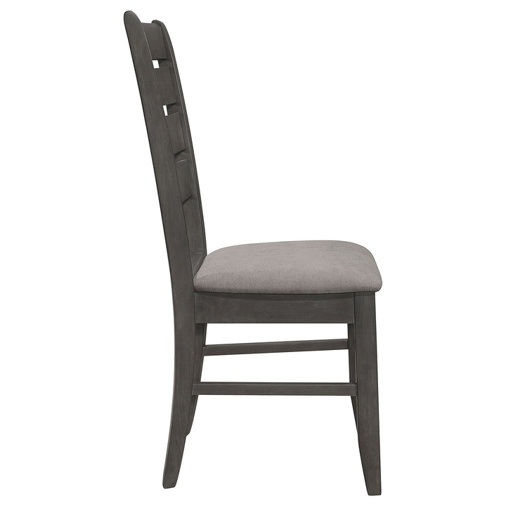 Dalila - Wood Dining Side Chair (Set of 2) - Dark Gray