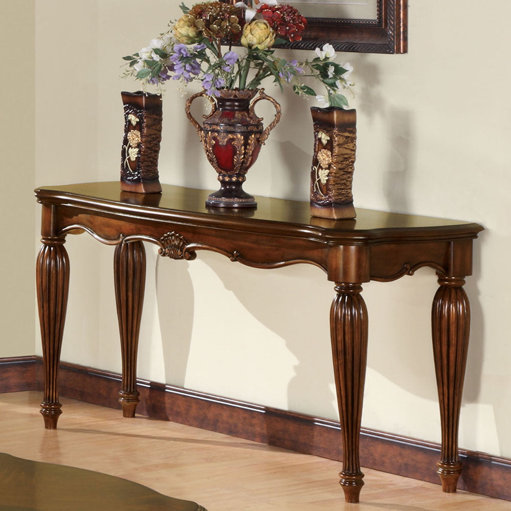 Dreena Sofa Table in Cherry Finish