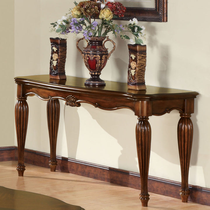 Dreena Sofa Table in Cherry Finish