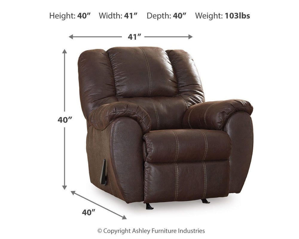 McGann Recliner - Dark Brown (4)