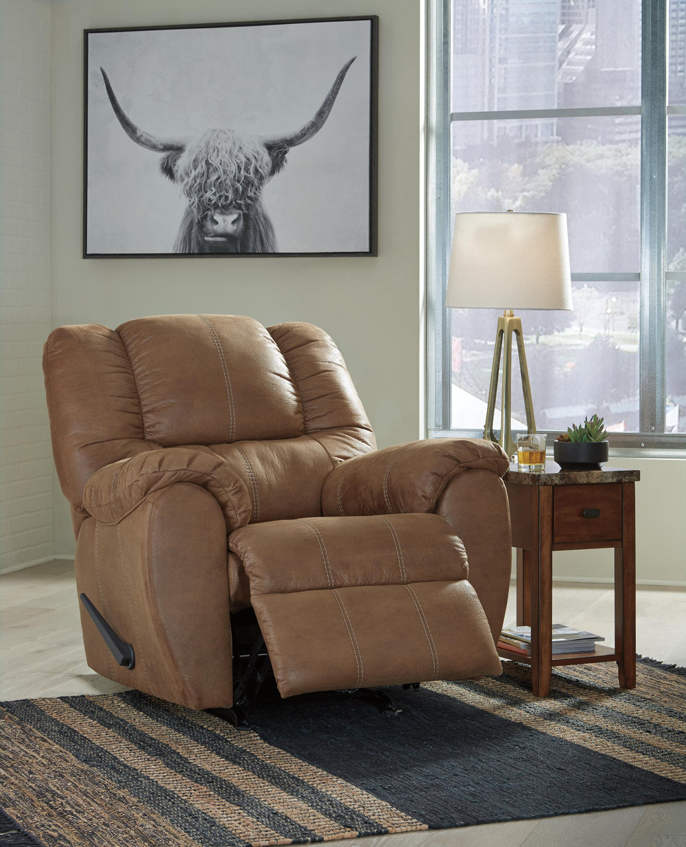 McGann Recliner - Light Brown (7)