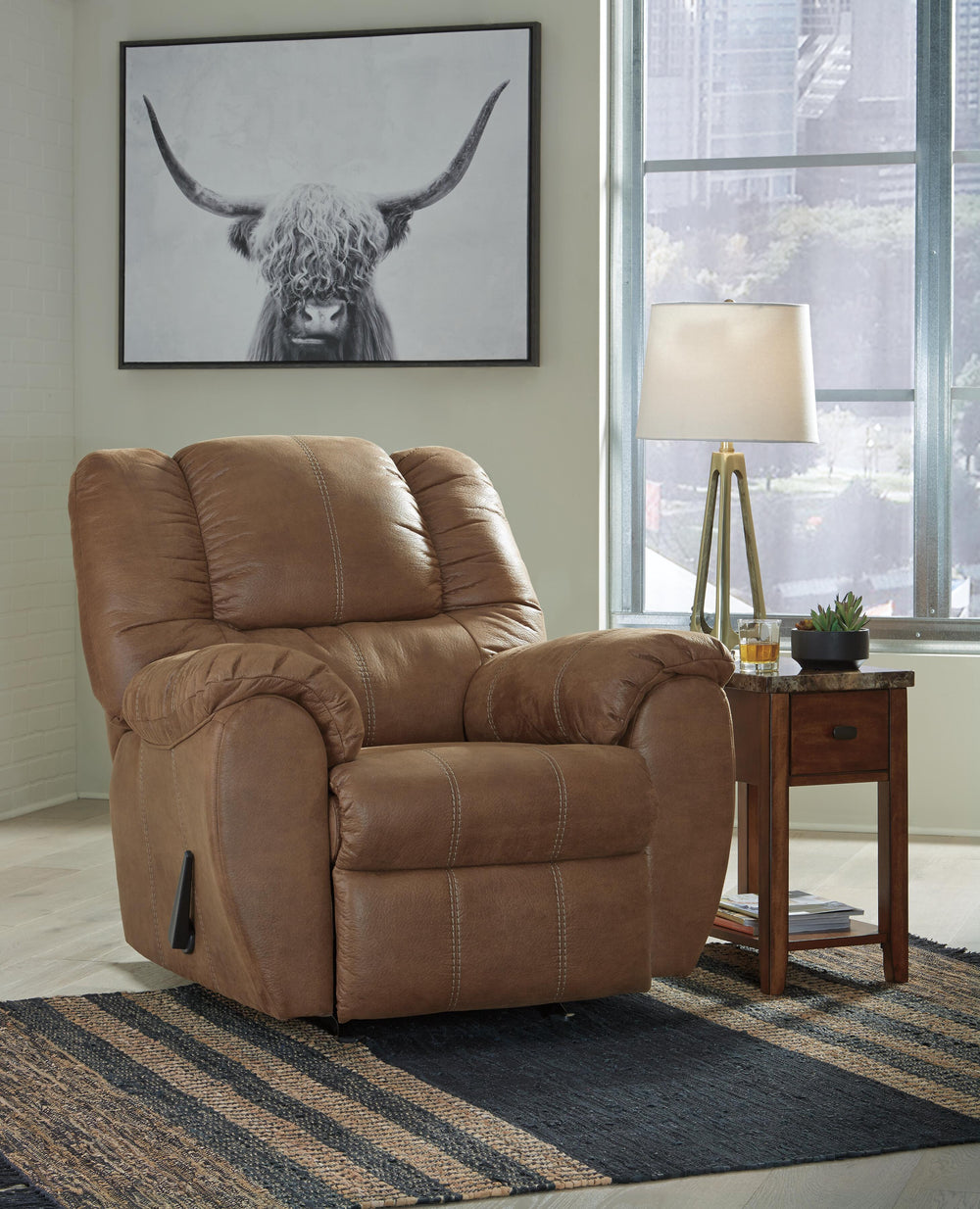 McGann Recliner - Light Brown (6)
