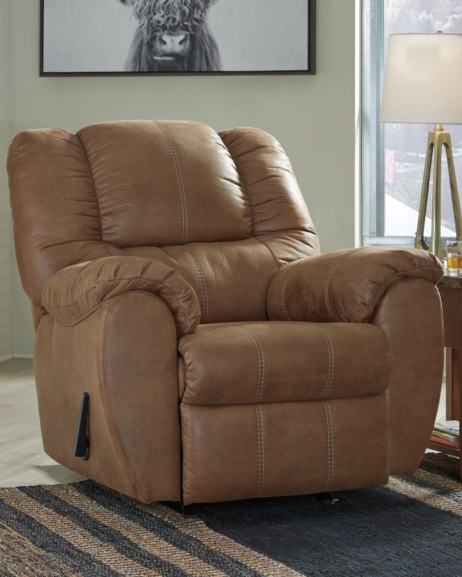 McGann Recliner - Light Brown (2)