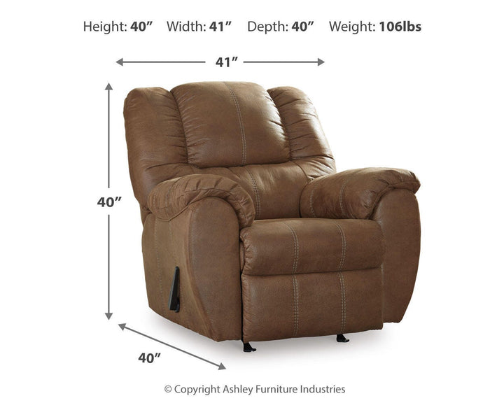 McGann Recliner - Light Brown (4)