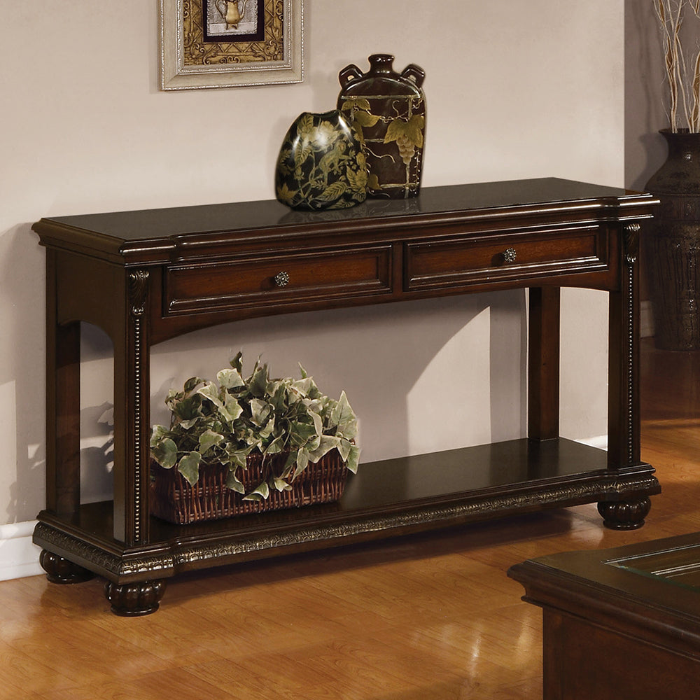 Anondale Sofa Table in Cherry Finish