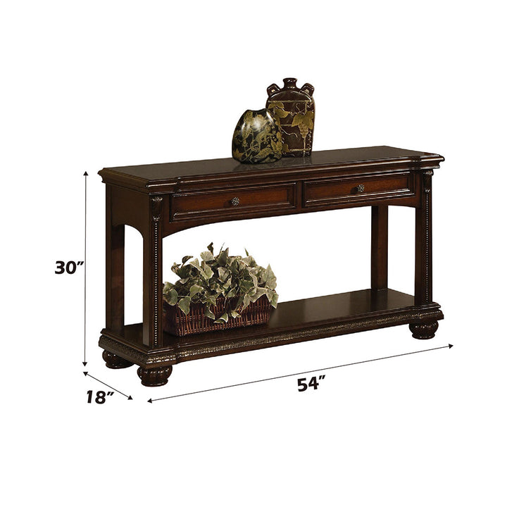 Anondale Sofa Table in Cherry Finish