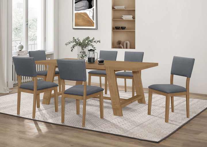 coaster-furniture-104171-s7-sharon-7-piece-rectangular-dining-table-set-brown