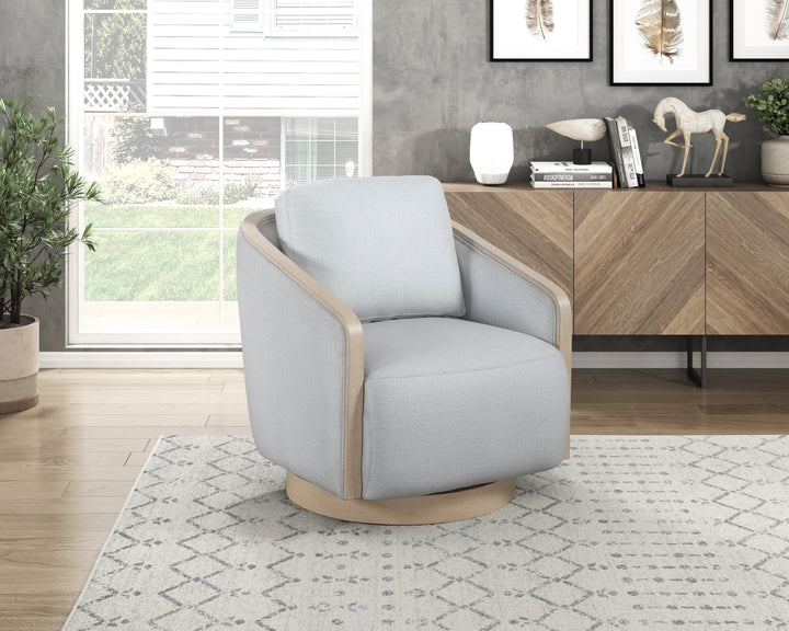Hugo Gray Swivel Chair
