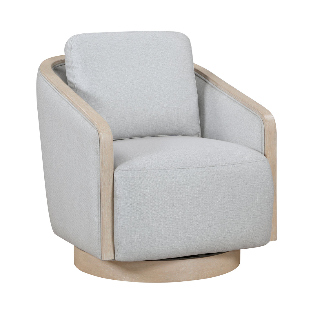Hugo Gray Swivel Chair