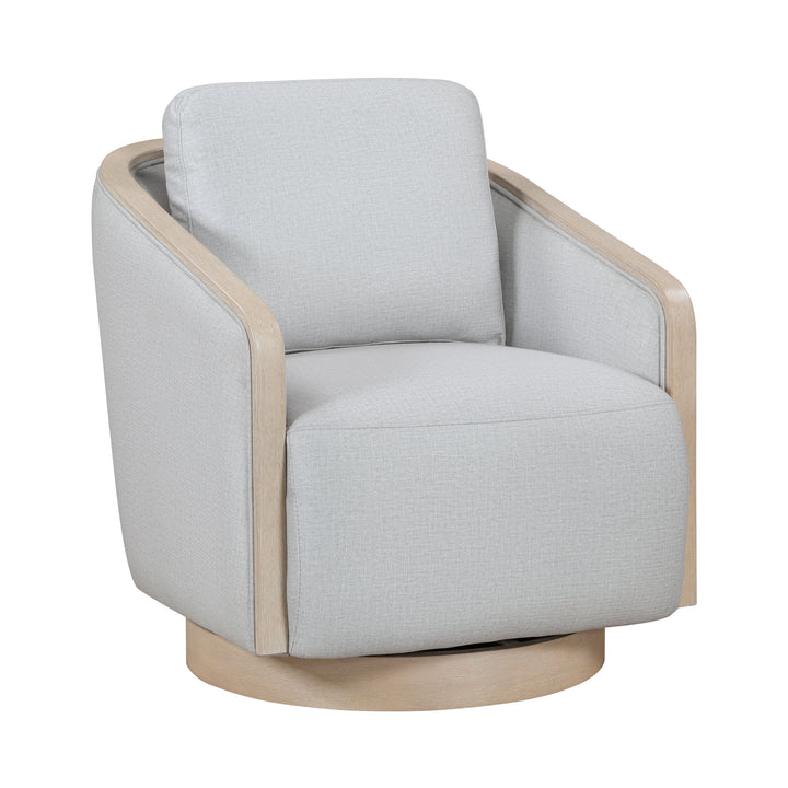 Hugo Gray Swivel Chair