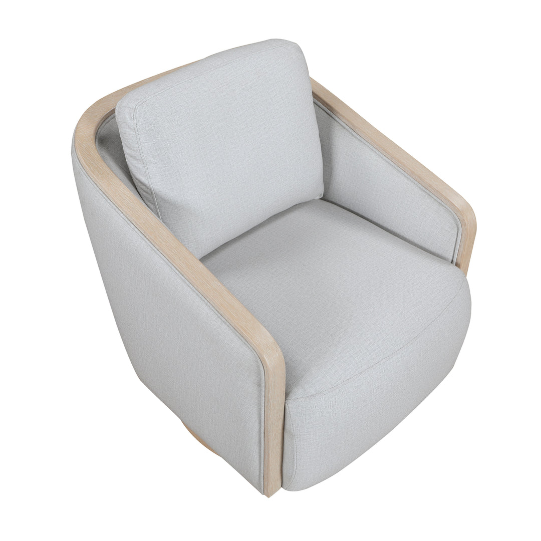 Hugo Gray Swivel Chair