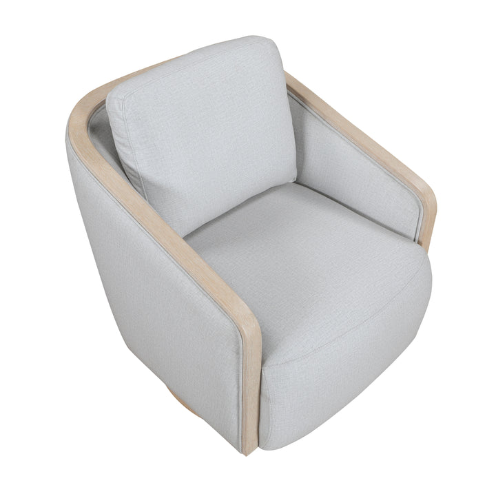 Hugo Gray Swivel Chair