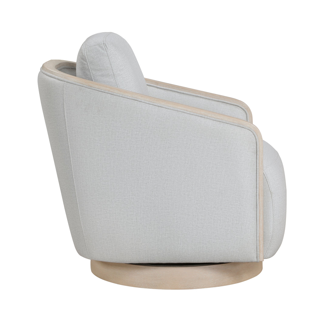 Hugo Gray Swivel Chair