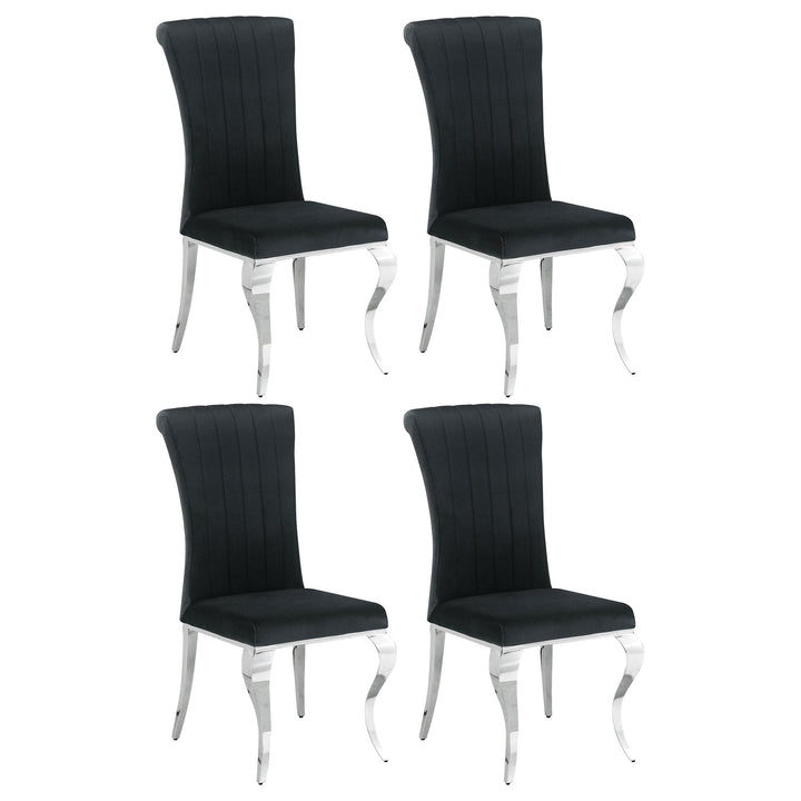coaster-furniture-105072-betty-velvet-upholstered-dining-side-chair-black
