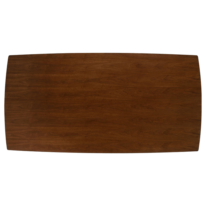 Malone - 7 Piece Rectangular Dining Table Set - Dark Walnut