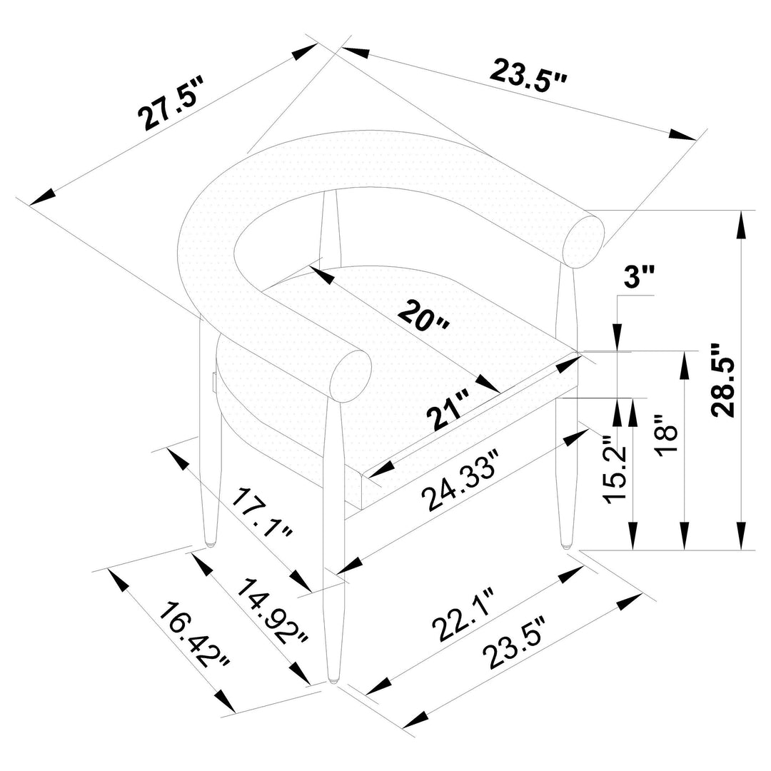 Coaster Furniture 224731KE-S5 Lucia 5-piece Eastern King Bedroom Set Beige and White