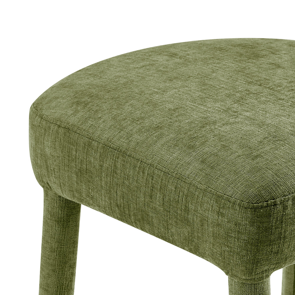Rylee Chenille Backless Counter Stool - Millburry Green - view 10
